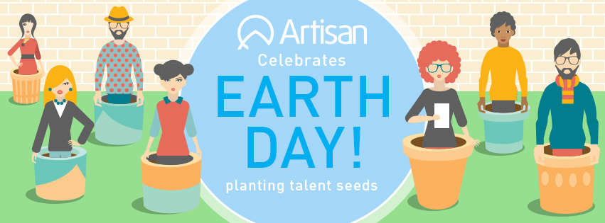 Artisan Talent - Go Green with your job search - Earth Day